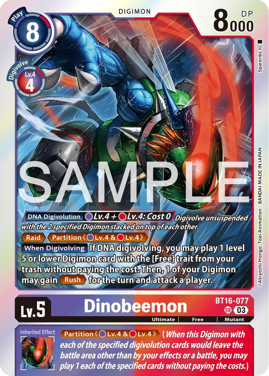 Dinobeemon [BT16-077] [Beginning Observer] | The Time Vault CA