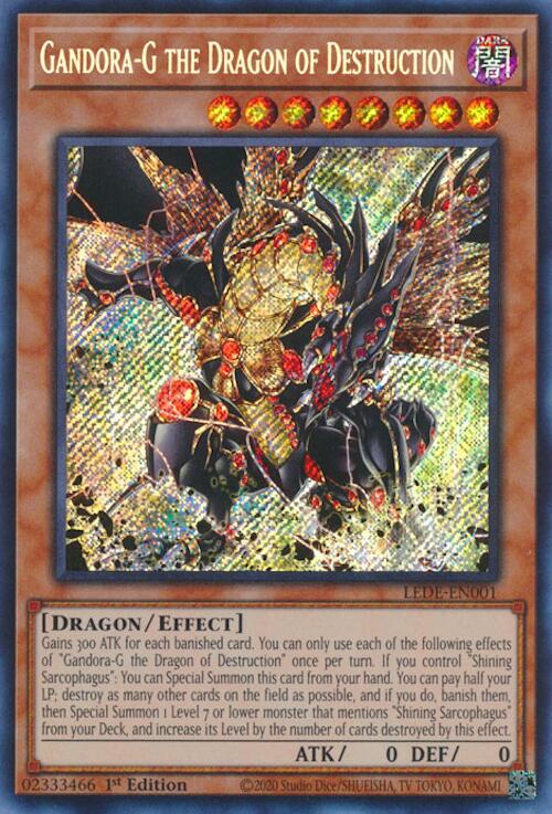 Gandora-G the Dragon of Destruction [LEDE-EN001] Secret Rare | The Time Vault CA