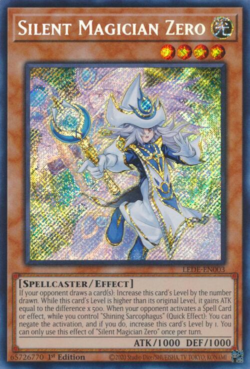 Silent Magician Zero [LEDE-EN003] Secret Rare | The Time Vault CA