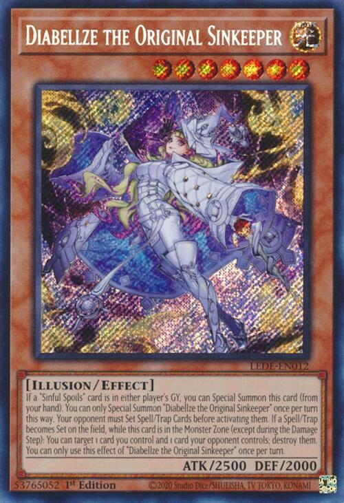 Diabellze the Original Sinkeeper [LEDE-EN012] Secret Rare | The Time Vault CA