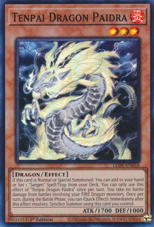 Tenpai Dragon Paidra [LEDE-EN016] Super Rare | The Time Vault CA