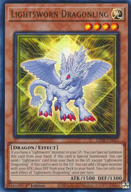 Lightsworn Dragonling [LEDE-EN023] Ultra Rare | The Time Vault CA