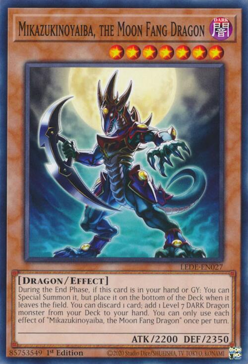 Mikazukinoyaiba, the Moon Fang Dragon [LEDE-EN027] Common | The Time Vault CA