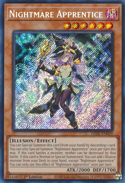 Nightmare Apprentice [LEDE-EN029] Secret Rare | The Time Vault CA
