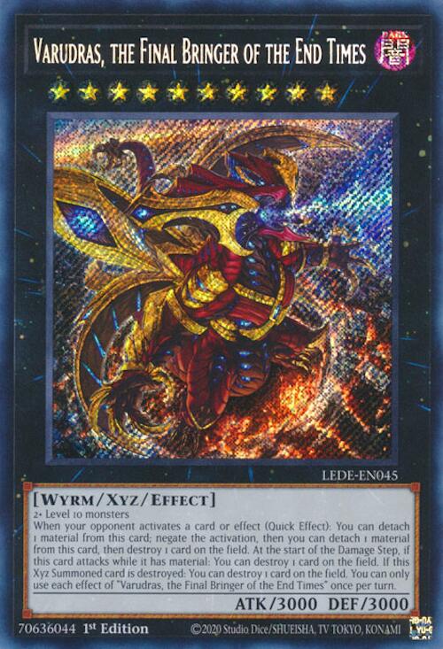 Varudras, the Final Bringer of the End Times [LEDE-EN045] Secret Rare | The Time Vault CA