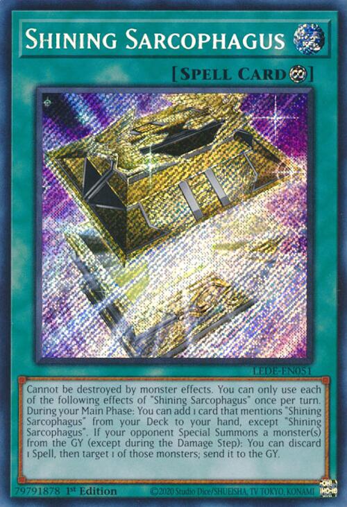 Shining Sarcophagus [LEDE-EN051] Secret Rare | The Time Vault CA