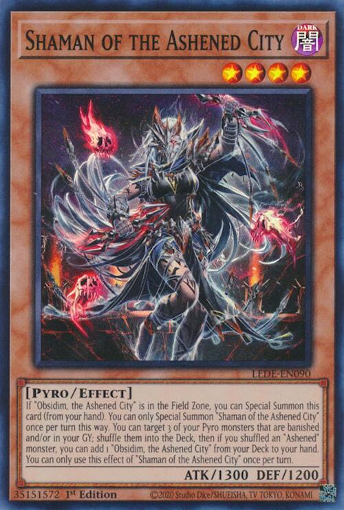 Shaman of the Ashened City [LEDE-EN090] Super Rare | The Time Vault CA