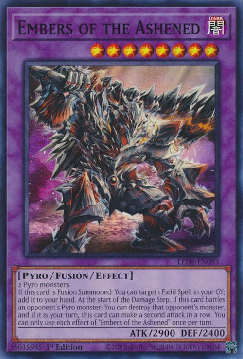 Embers of the Ashened [LEDE-EN093] Super Rare | The Time Vault CA