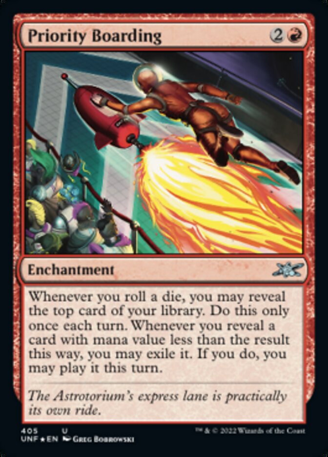 Priority Boarding (Galaxy Foil) [Unfinity] | The Time Vault CA