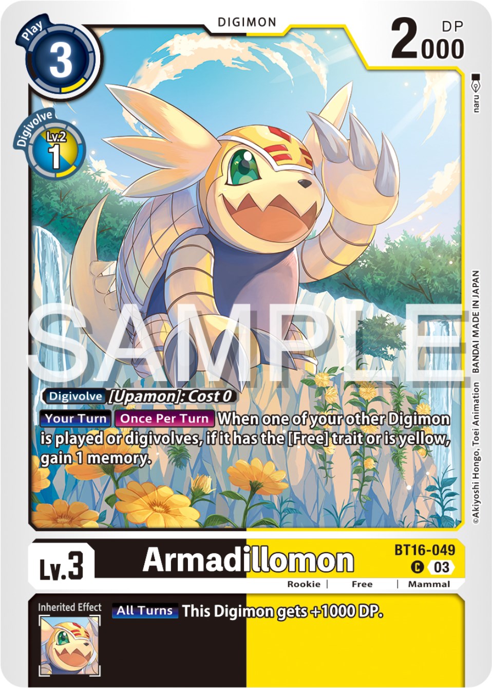 Armadillomon [BT16-049] [Beginning Observer] | The Time Vault CA