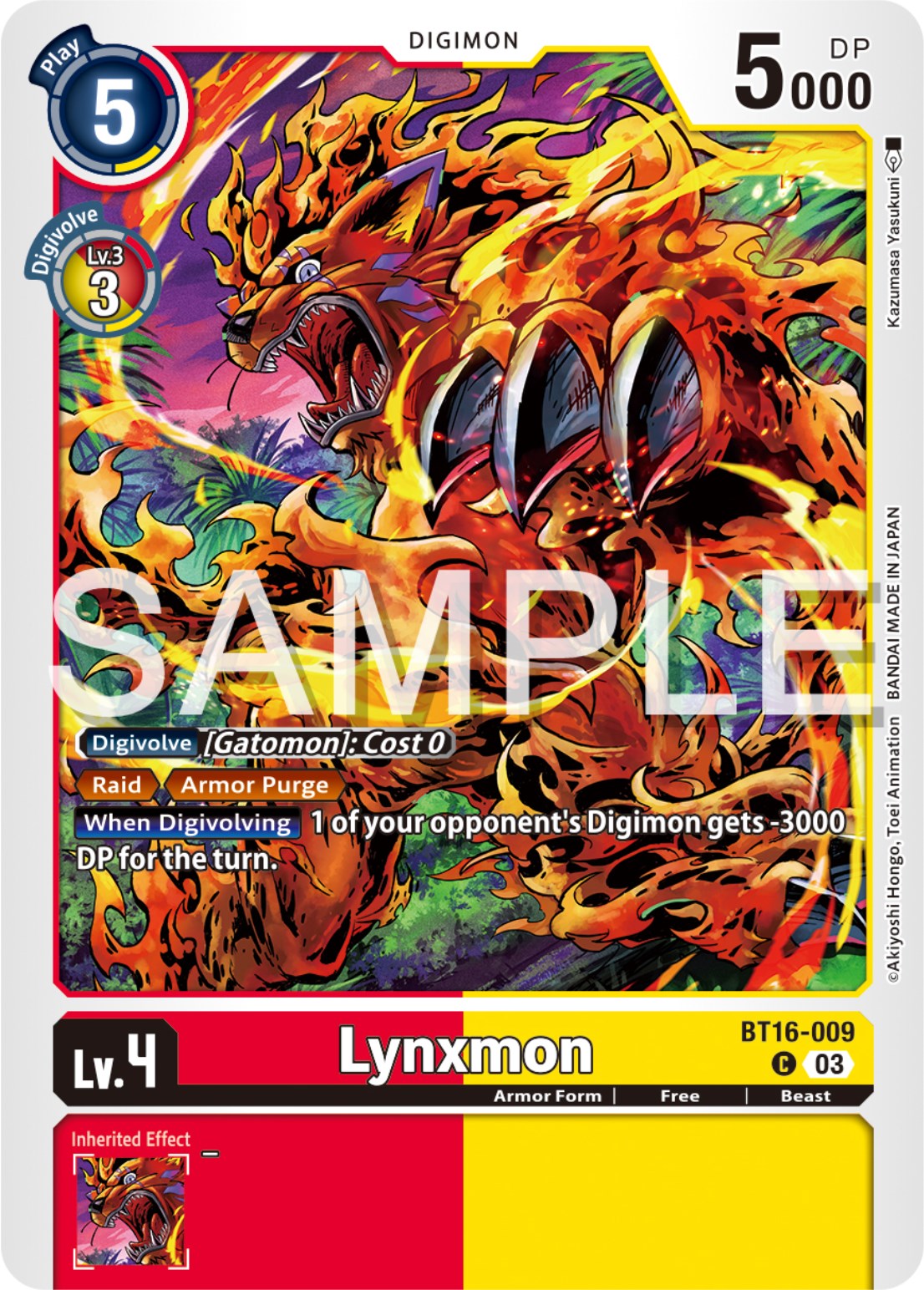 Lynxmon [BT16-009] [Beginning Observer] | The Time Vault CA