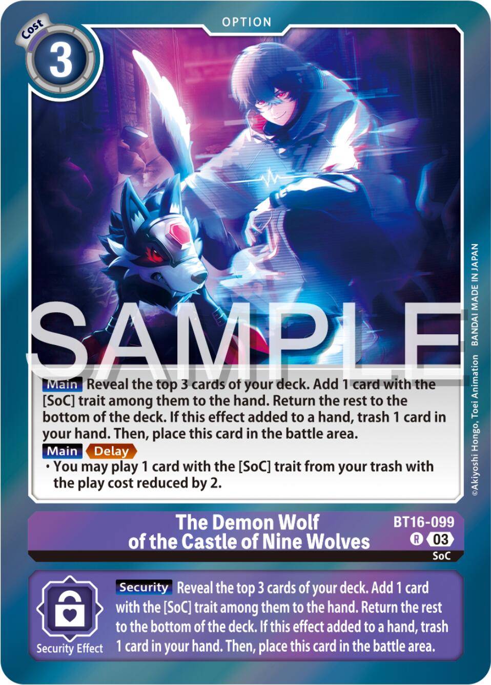 The Demon Wolf of the Castle of Nine Wolves [BT16-099] [Beginning Observer] | The Time Vault CA