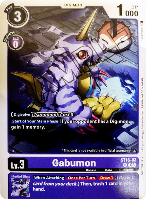 Gabumon [ST16-03] (Demo Deck Exclusive) [Starter Deck: Wolf of Friendship] | The Time Vault CA