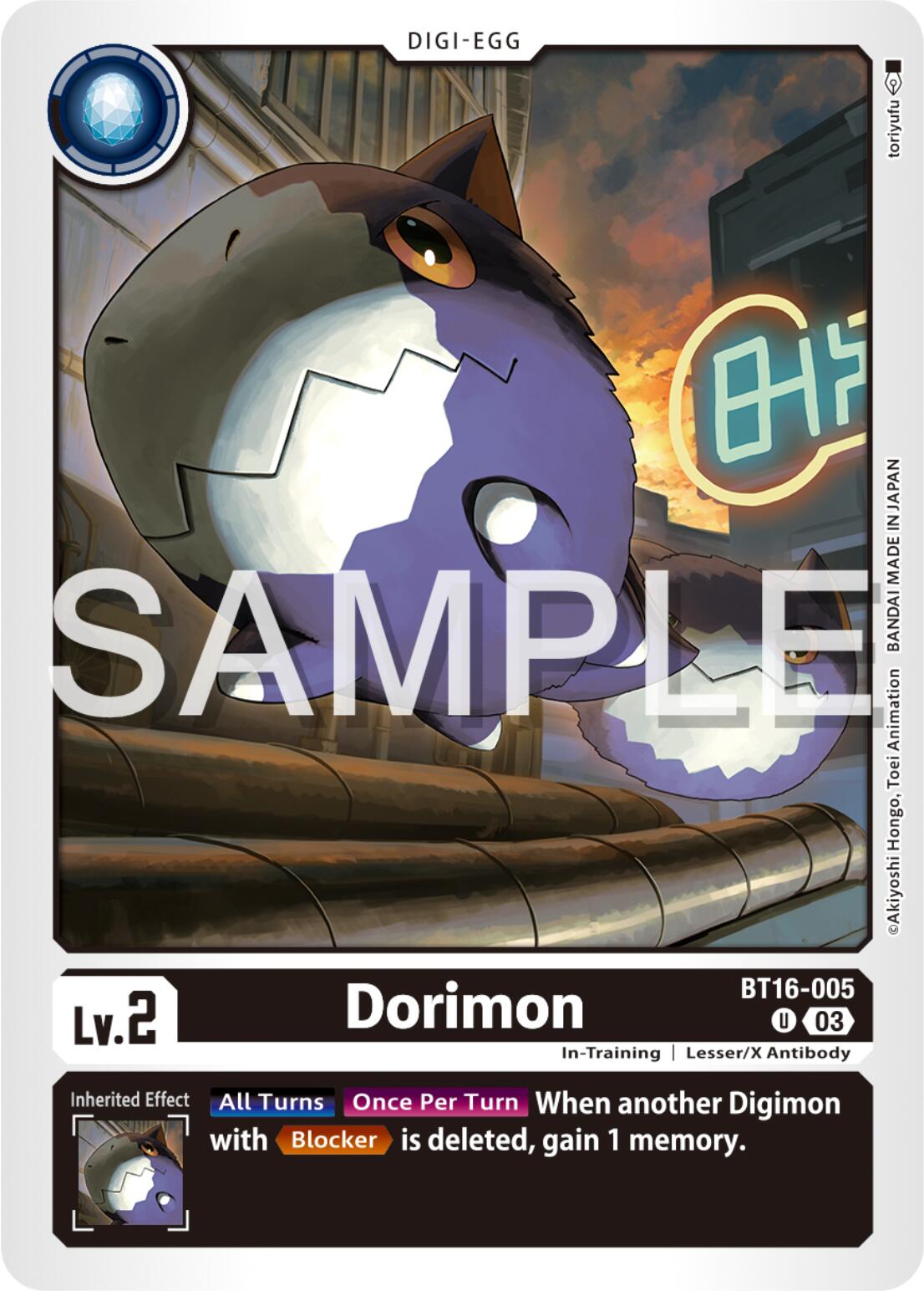 Dorimon [BT16-005] [Beginning Observer] | The Time Vault CA