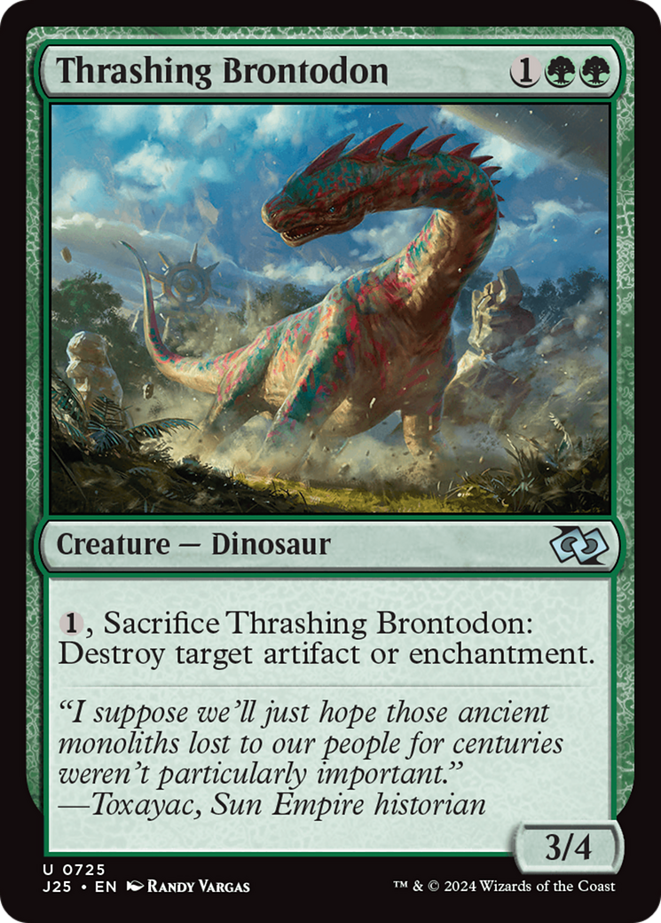 mtg foundations dinosaur cards How Good is the Standard Dinosaurs Foundation Deck on Magic Arena? Other Dinosaurs you control get +1/+1. Bloodthirsty Conqueror card from Magic: