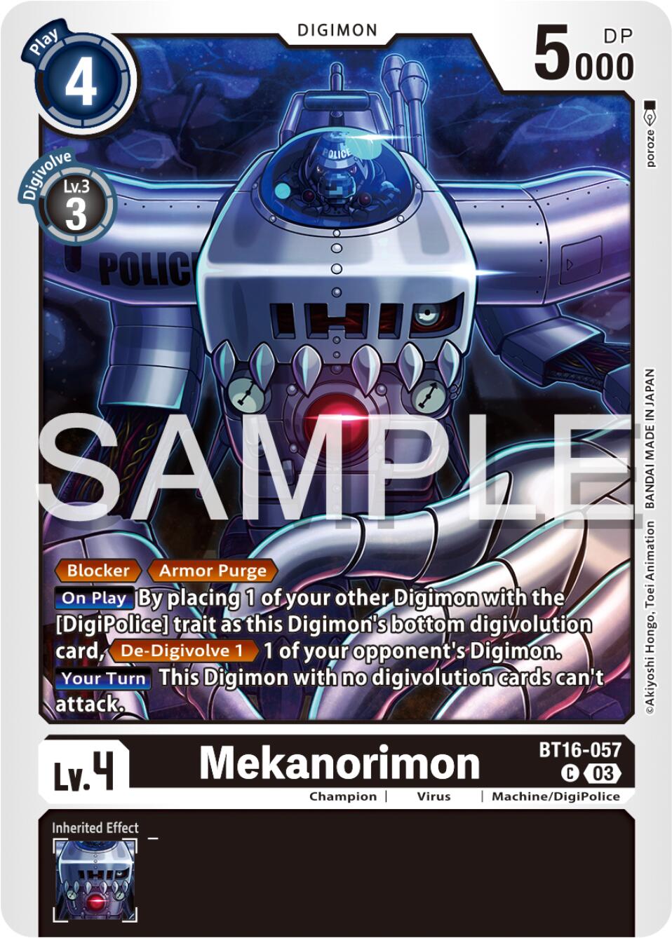 Mekanorimon [BT16-057] [Beginning Observer] | The Time Vault CA