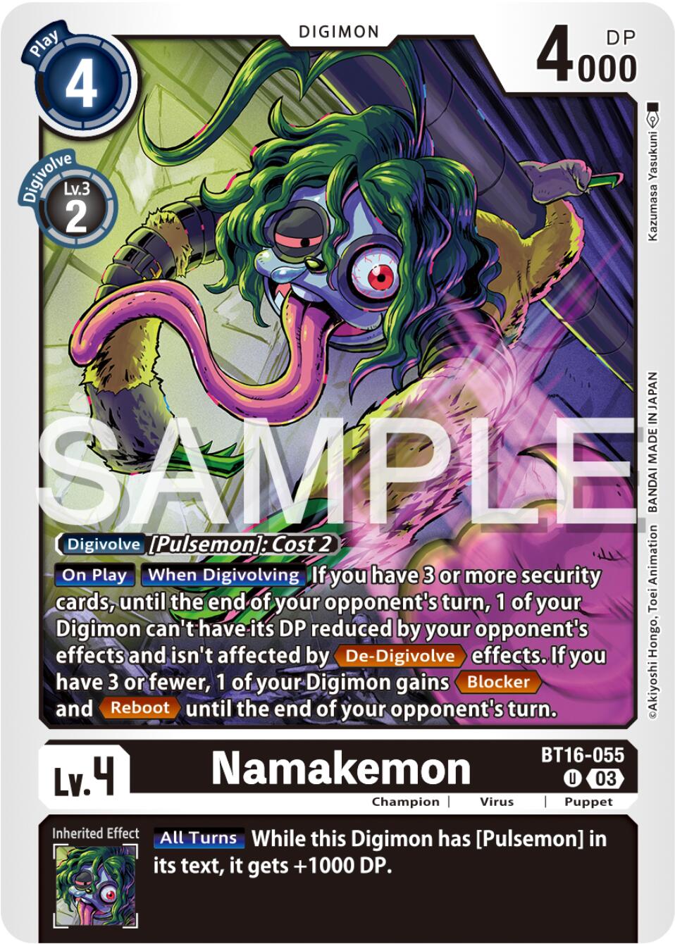 Namakemon [BT16-055] [Beginning Observer] | The Time Vault CA