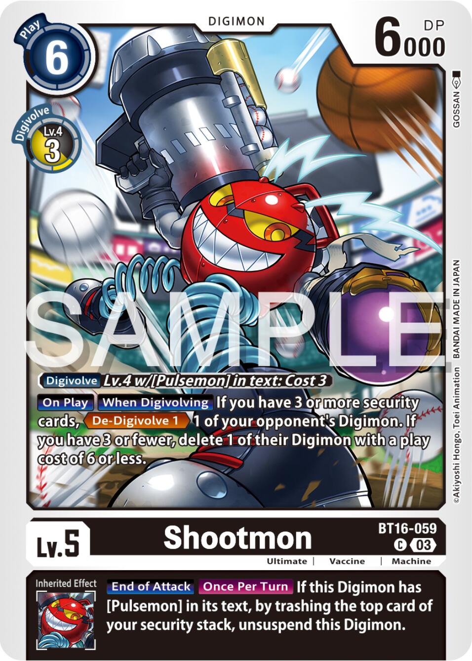 Shootmon [BT16-059] [Beginning Observer] | The Time Vault CA