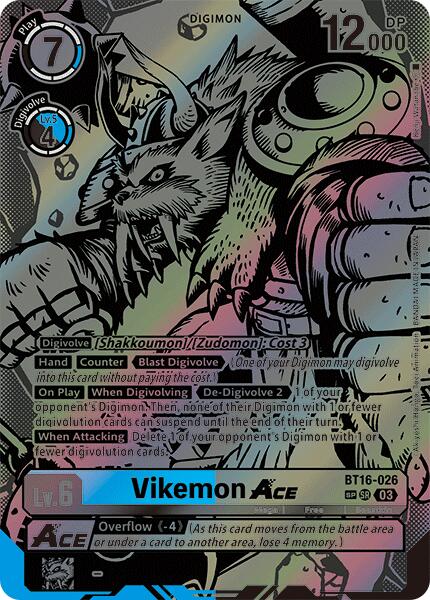 Vikemon Ace [BT16-026] (Textured) [Beginning Observer] | The Time Vault CA