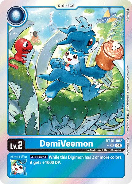 DemiVeemon [BT16-002] (Box Promotion Pack: Beginning Observer) [Beginning Observer Promos] | The Time Vault CA