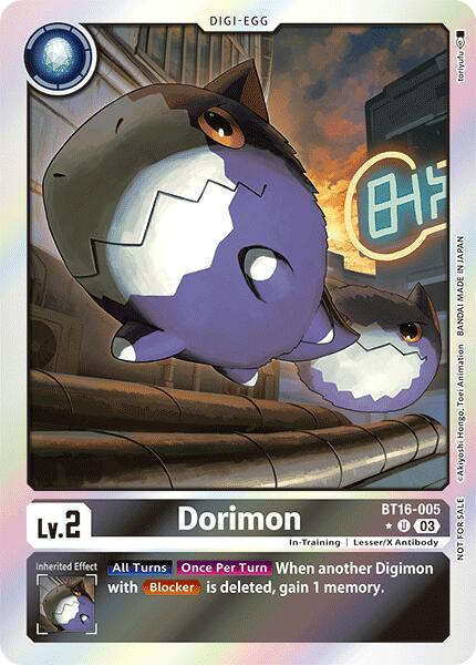 Dorimon [BT16-005] (Box Promotion Pack: Beginning Observer) [Beginning Observer Promos] | The Time Vault CA
