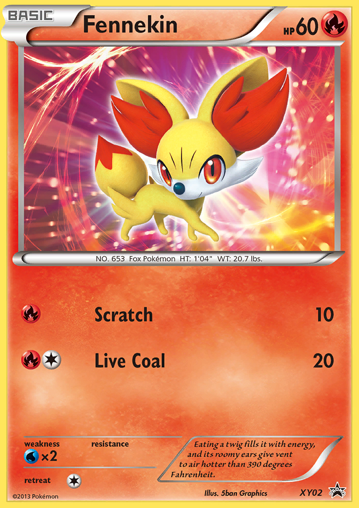 Fennekin (XY02) [XY: Black Star Promos] | The Time Vault CA