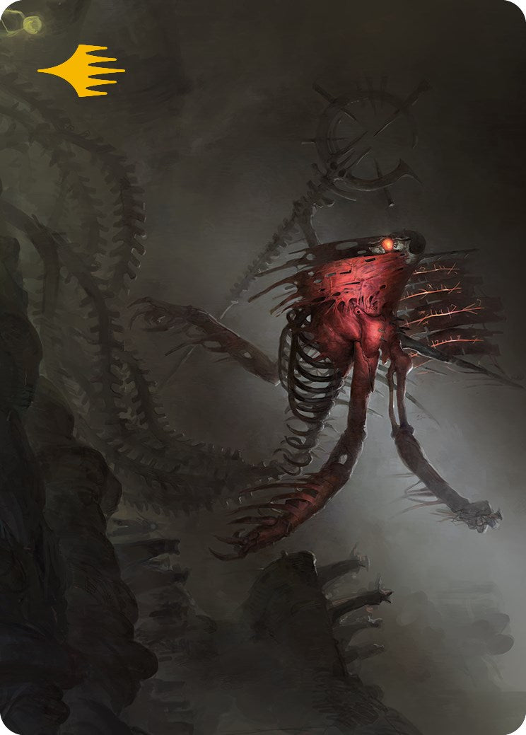 Drivnod, Carnage Dominus Art Card (Gold-Stamped Signature) [Phyrexia: All Will Be One Art Series] | The Time Vault CA