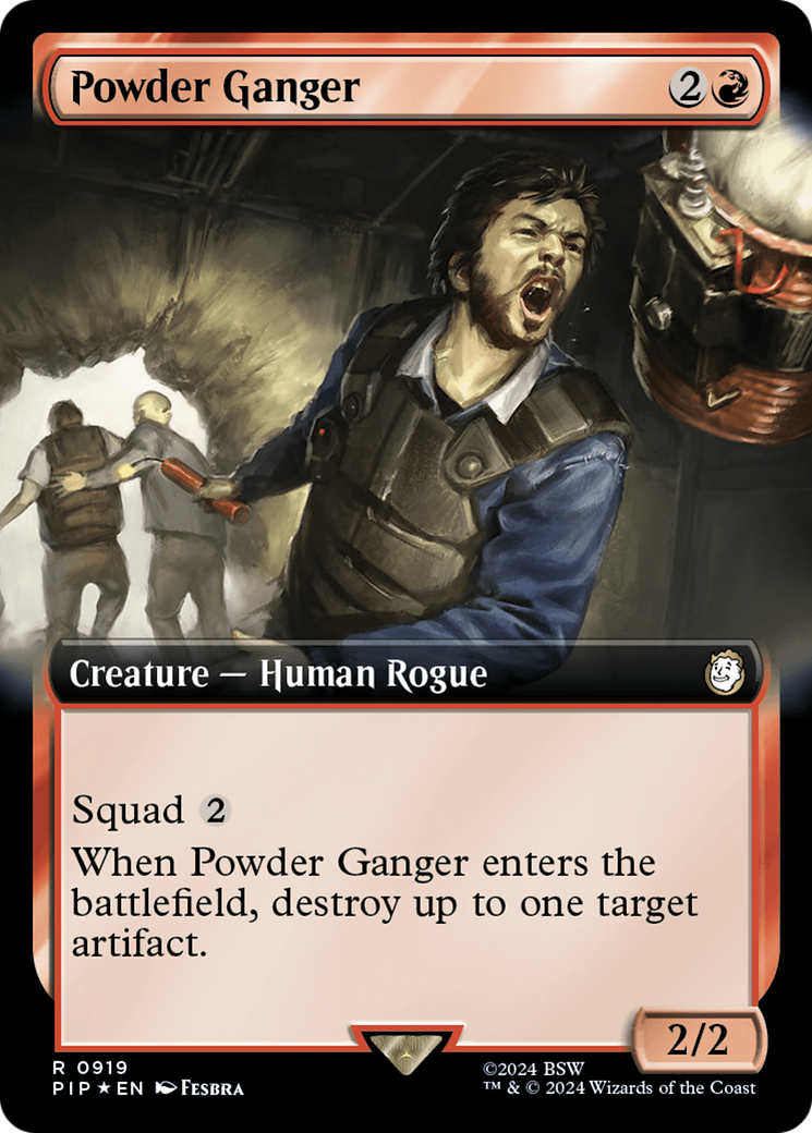 Powder Ganger (Extended Art) (Surge Foil) [Fallout] | The Time Vault CA
