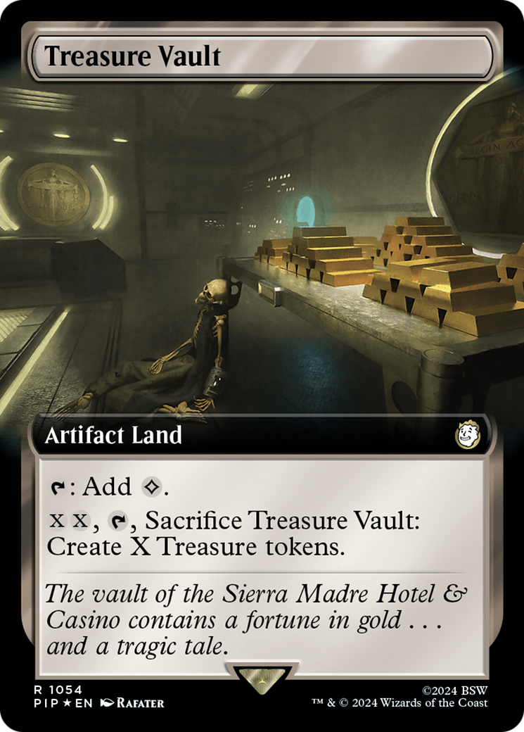 Treasure Vault (Extended Art) (Surge Foil) [Fallout] | The Time Vault CA