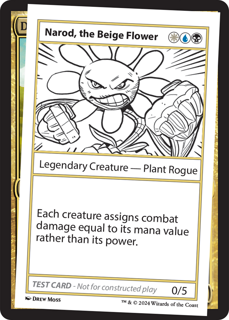 Narod, the Beige Flower [Mystery Booster 2 Playtest Cards] | The Time Vault CA