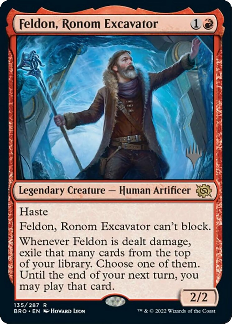 Feldon, Ronom Excavator (Promo Pack) [The Brothers' War Promos] | The Time Vault CA