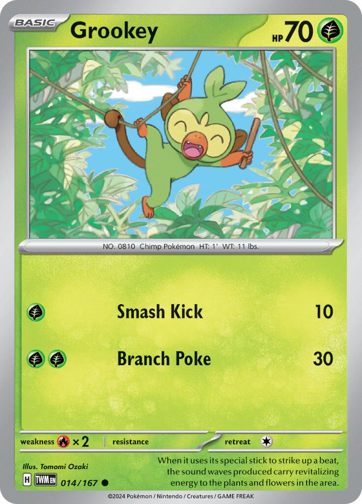 Grookey (014/167) [Scarlet & Violet: Twilight Masquerade] | The Time Vault CA