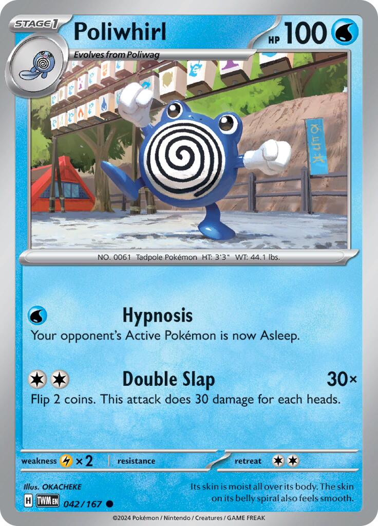 Poliwhirl (042/167) [Scarlet & Violet: Twilight Masquerade] | The Time Vault CA