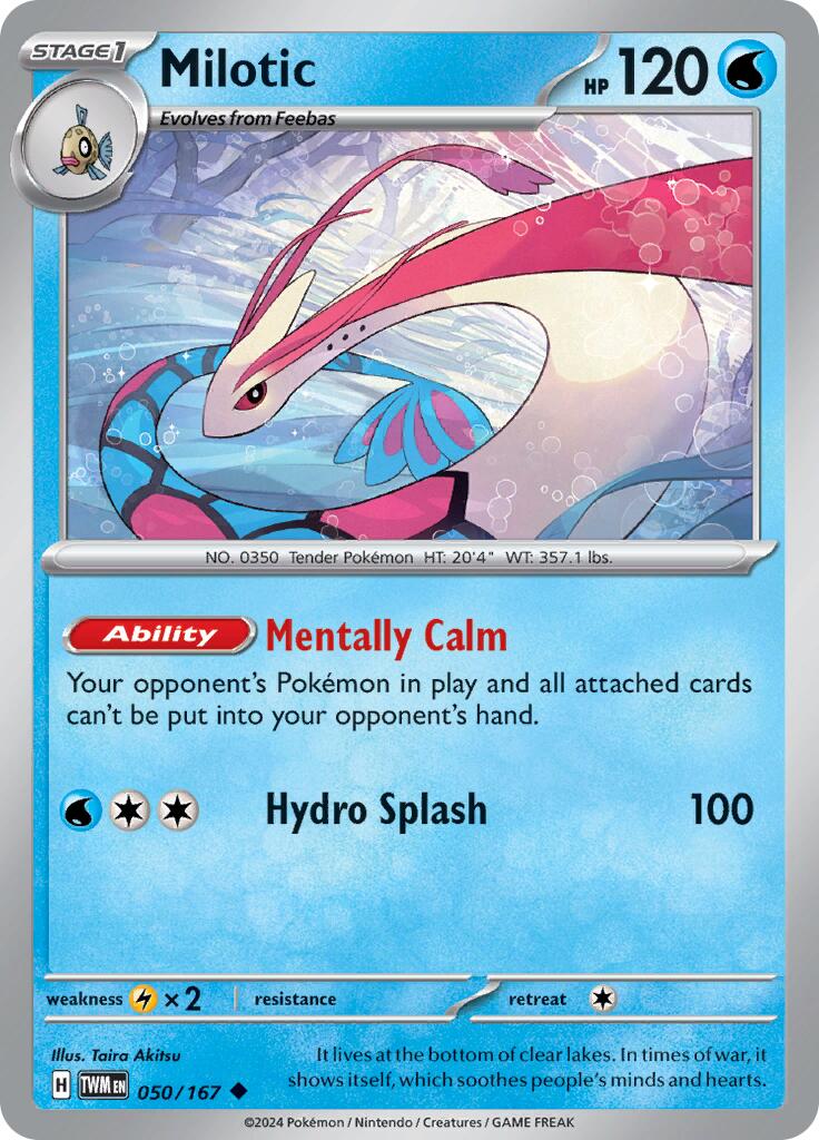 Milotic (050/167) [Scarlet & Violet: Twilight Masquerade] | The Time Vault CA