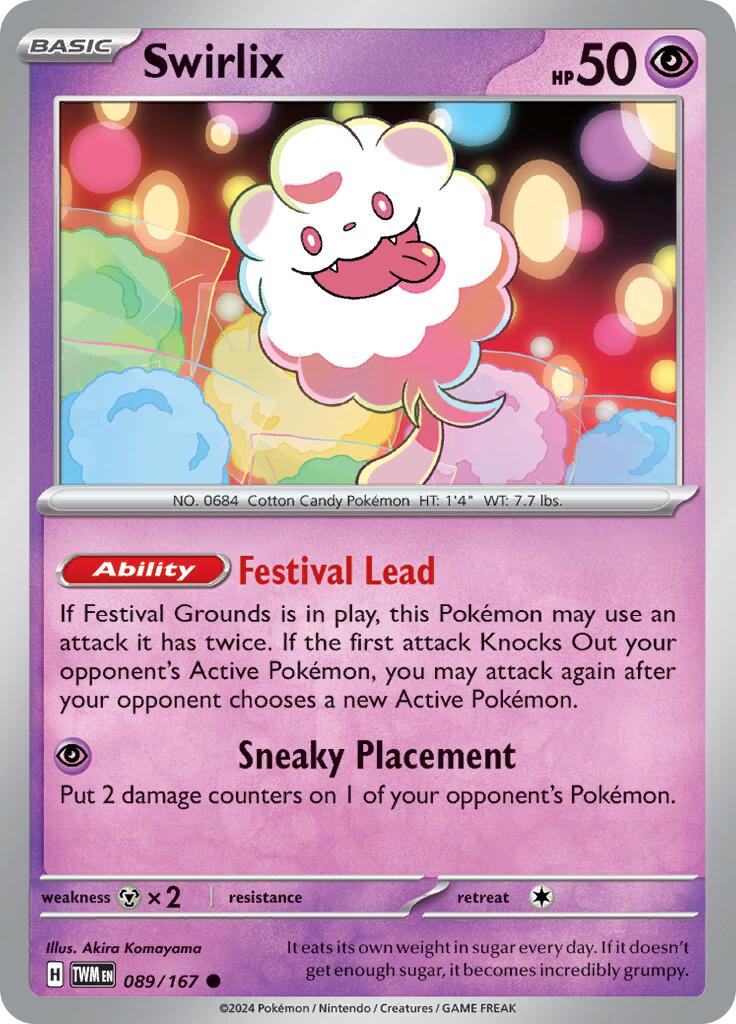 Swirlix (089/167) [Scarlet & Violet: Twilight Masquerade] | The Time Vault CA