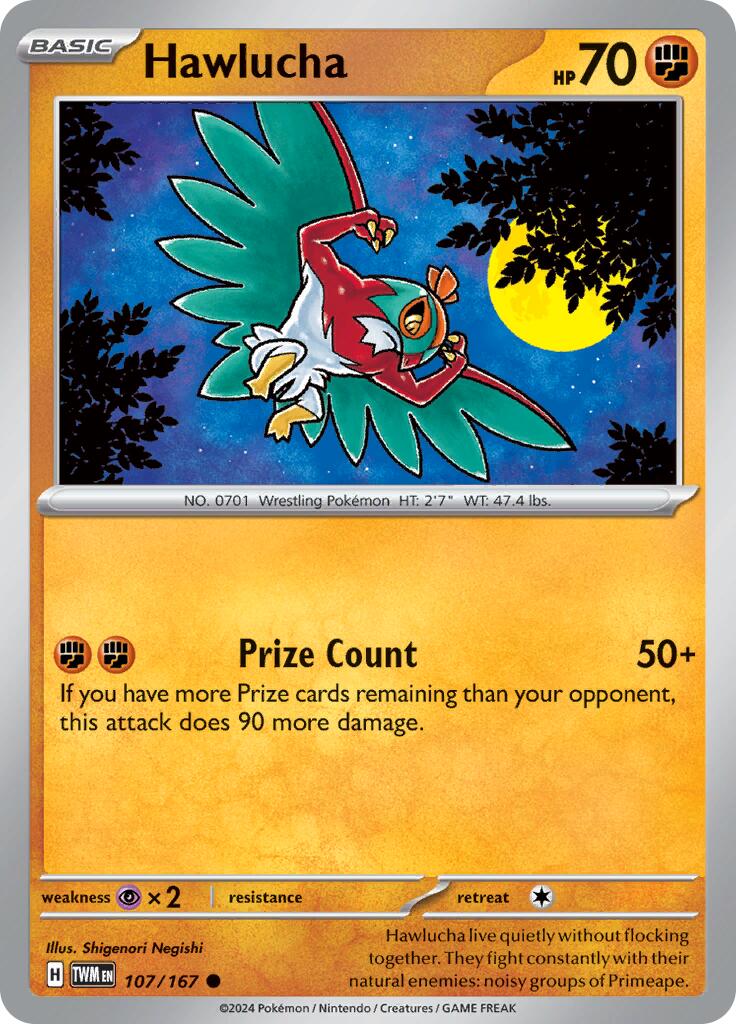 Hawlucha (107/167) [Scarlet & Violet: Twilight Masquerade] | The Time Vault CA