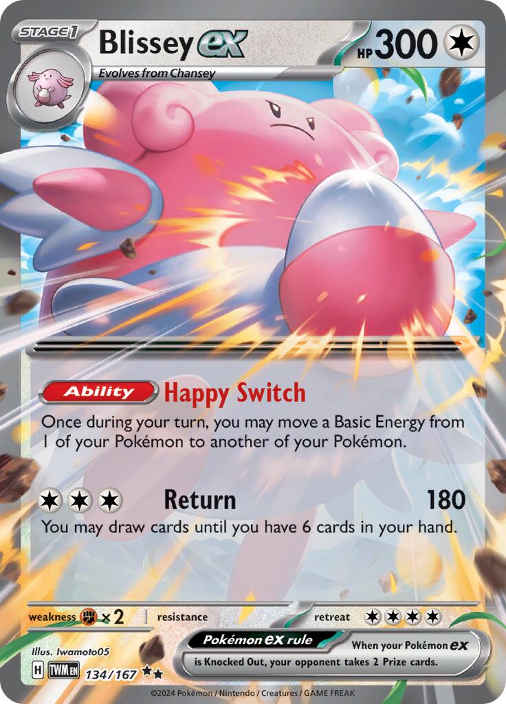 Blissey ex (134/167) [Scarlet & Violet: Twilight Masquerade] | The Time Vault CA