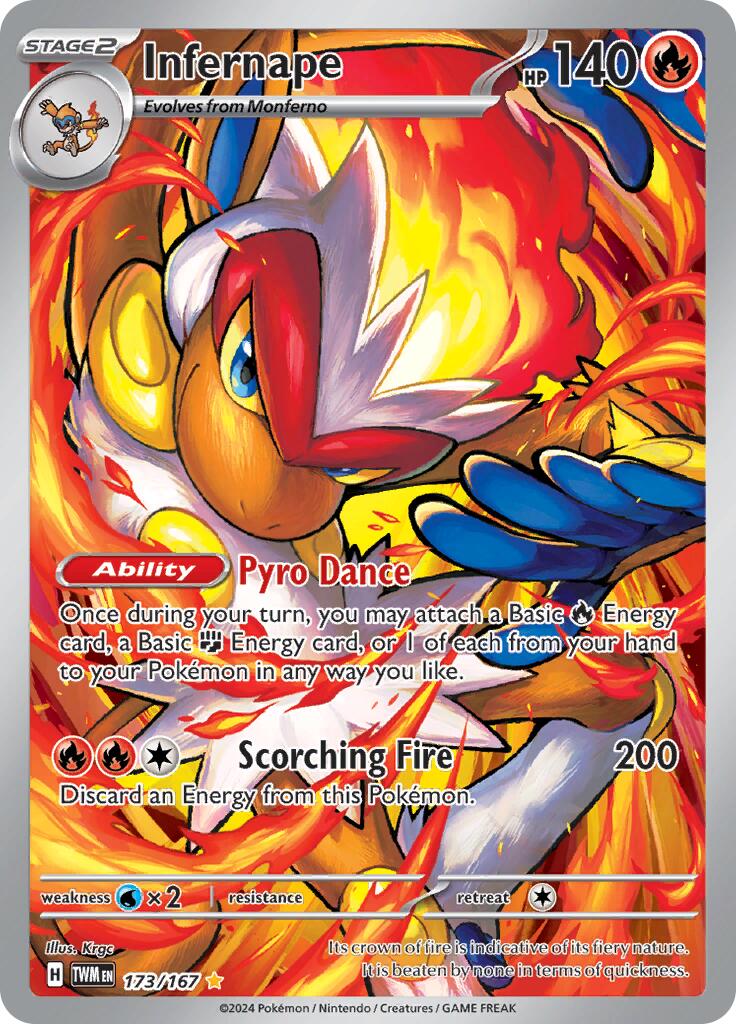 Infernape (173/167) [Scarlet & Violet: Twilight Masquerade] | The Time Vault CA