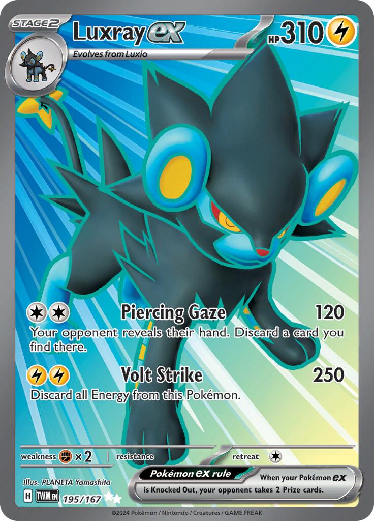 Luxray ex (195/167) [Scarlet & Violet: Twilight Masquerade] | The Time Vault CA