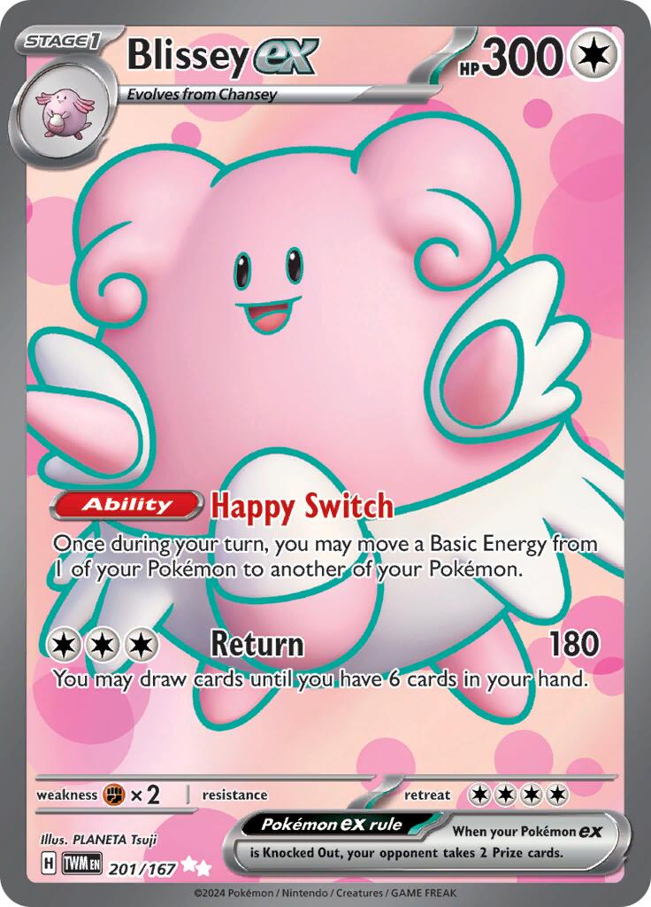 Blissey ex (201/167) [Scarlet & Violet: Twilight Masquerade] | The Time Vault CA