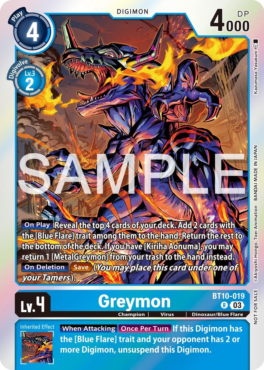 Greymon [BT10-019] (Official Tournament Vol.13 Winner Pack) [Xros Encounter Promos] | The Time Vault CA