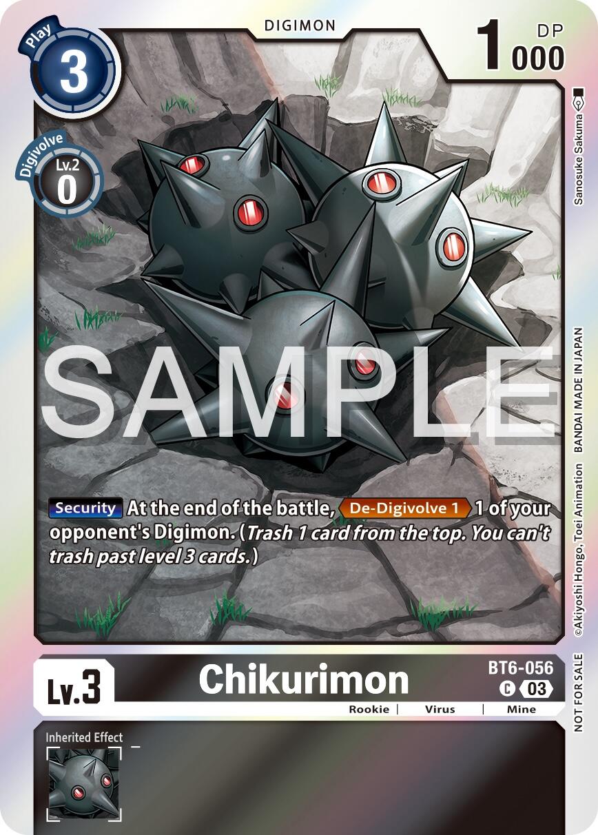 Chikurimon [BT6-056] (Official Tournament Vol.13 Winner Pack) [Double Diamond Promos] | The Time Vault CA