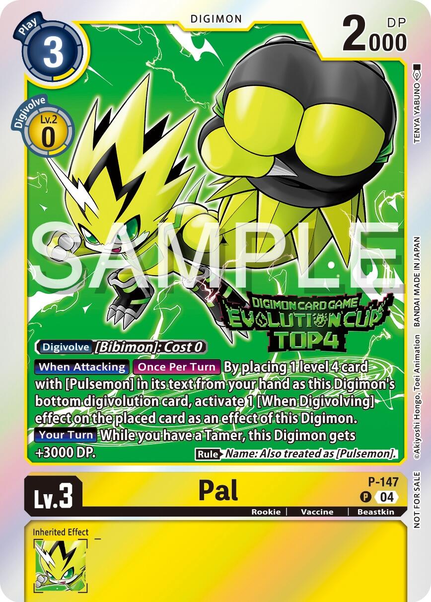 Pal [P-147] (2024 Evolution Cup Top 4) [Promotional Cards] | The Time Vault CA