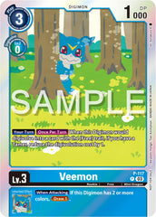 Veemon [P-117] (Beginning Observer Pre-Release) [Promotional Cards] | The Time Vault CA