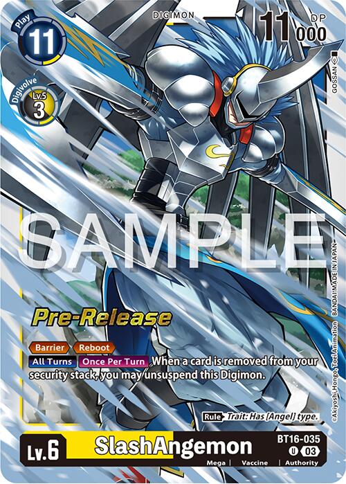 SlashAngemon [BT16-035] [Beginning Observer Pre-Release Promos] | The Time Vault CA