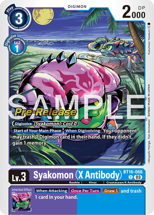 Syakomon (X Antibody) [BT16-066] [Beginning Observer Pre-Release Promos] | The Time Vault CA