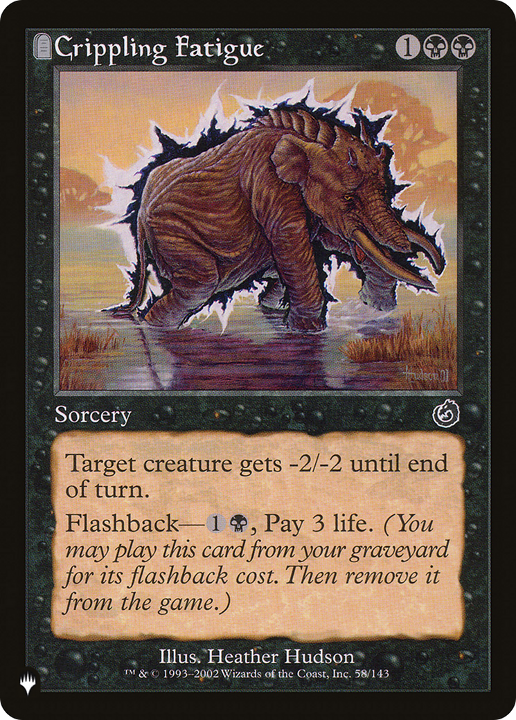 Crippling Fatigue [The List] | The Time Vault CA