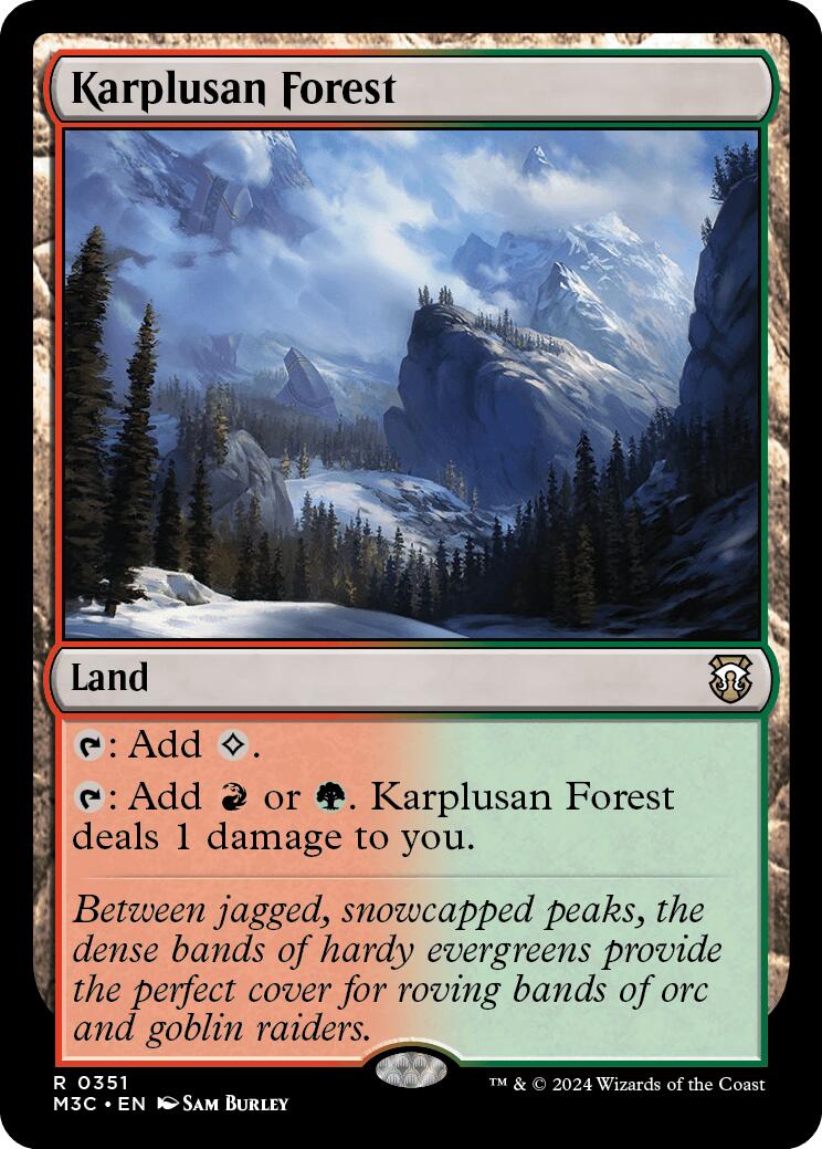 Karplusan Forest [Modern Horizons 3 Commander] | The Time Vault CA