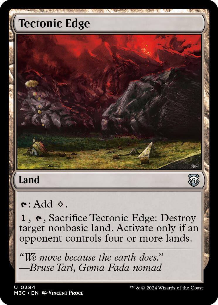 Tectonic Edge [Modern Horizons 3 Commander] | The Time Vault CA