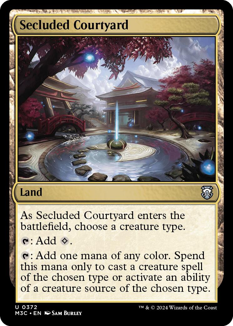 Secluded Courtyard [Modern Horizons 3 Commander] | The Time Vault CA